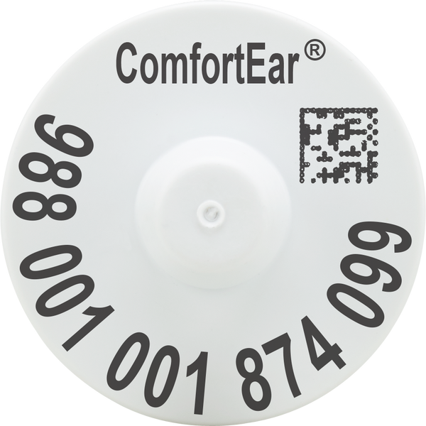 Z-Tag EID ComfortEar RFID USDA 840 HDX Buttons - Tamperproof - Loose Bag (25/bag)