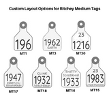 Ritchey Universal Medium Custom 1 Side Tag With Black Button