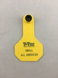 Y-Tex AA Bag of Small 2* Blank Tags With Buttons (25/bag)