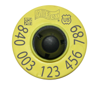 Allflex RFID Bag of Lightweight USDA 840 FDX EID Ear Tags with Buttons (20/bag)