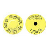 Allflex Global Numbered Male Button with Female Round - Tamperproof - USDA 840 Visual - Set