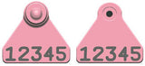 Allflex Global Sheep Mini Custom 1 Side Female Tag with Custom 1 Side Male Tag - Set 1