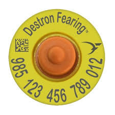 Destron Fearing Duflex RFID 985 FDX EID Ear Tag with Buttons (25/bag)
