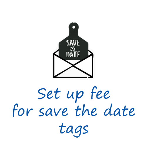 Set-Up Fee save the date