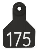 Ritchey Bag of Universal Small Blank Tags With Black Buttons (25/bag)