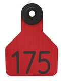 Ritchey Universal Small Numbered 2 Sides Tag With Black Button