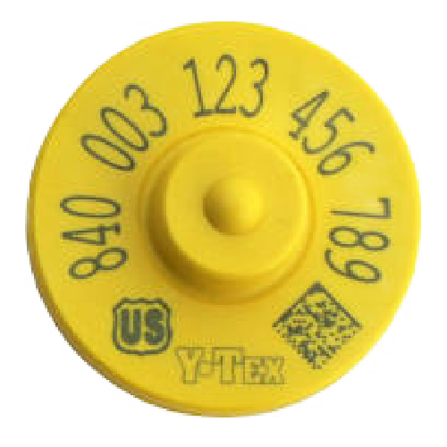 Y-Tex USDA 840 FDX EID Ear Tags (20/bag)