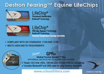Microchips and Bio-therm Lifechips for Equine and Deer