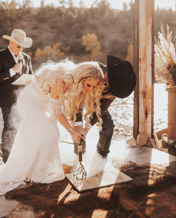 Wedding Branding Iron Ceremony