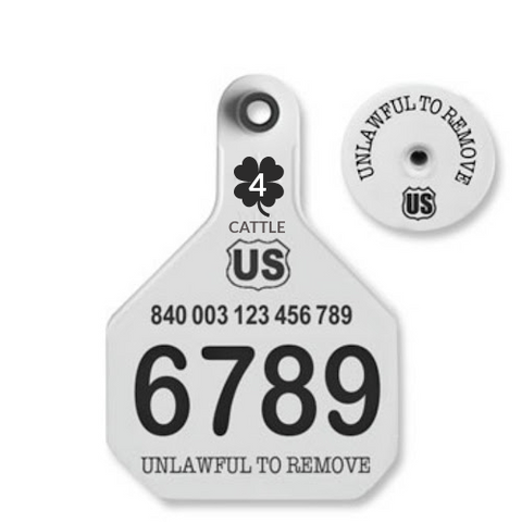 Official USDA 840 Visual Ear Tags