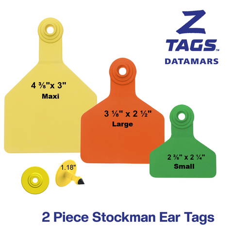 ZTag Stockman 2 Piece Ear Tags