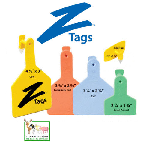 ZTag 1 Piece Ear Tags