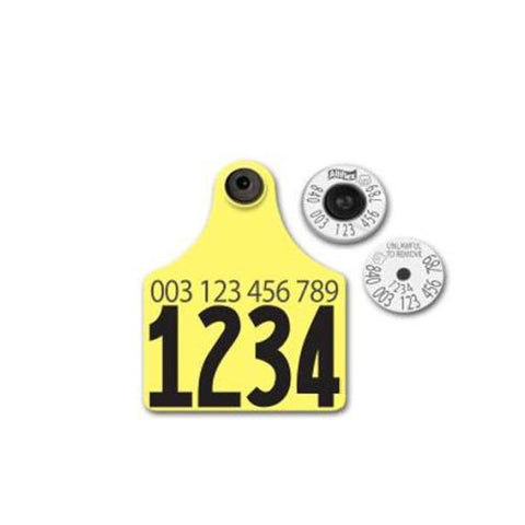 Matched Sets - EID tag with Coordinating Visual Ear Tag