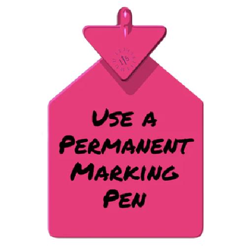 CCK - Tag Parent - Ritchey - Write-On Curved Arrowhead Medium Calf 1PC