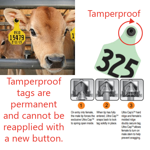 Tamperproof Ear Tags