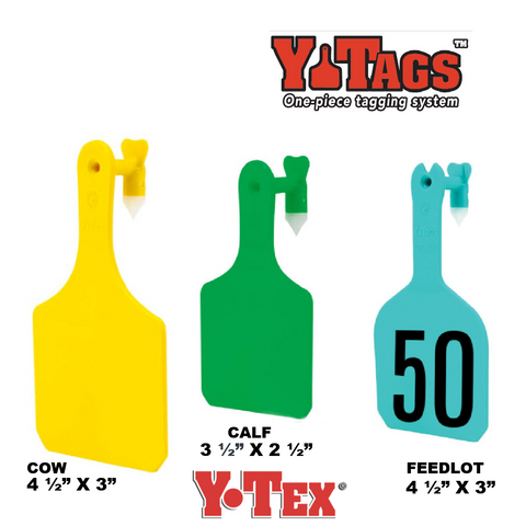 Y-Tex Y-Tag 1 Piece Ear Tags