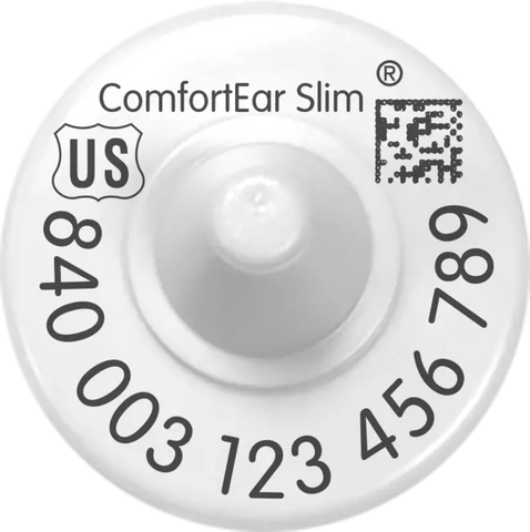 Z-Tag EID Bag of ComfortEar Slim USDA 840 HDX Buttons - Tamperproof - Sequential Strips (25/bag)
