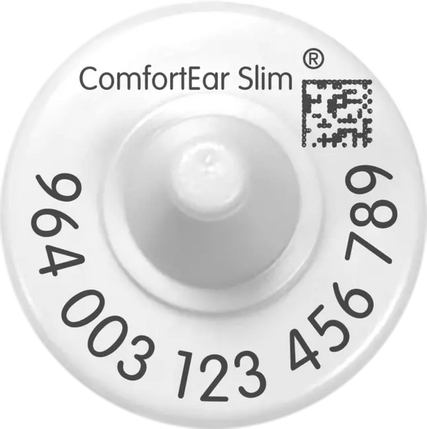 Z-Tag EID ComfortEar RFID Slim 964 HDX Buttons - Tamperproof - Sequential Strips (25/bag)