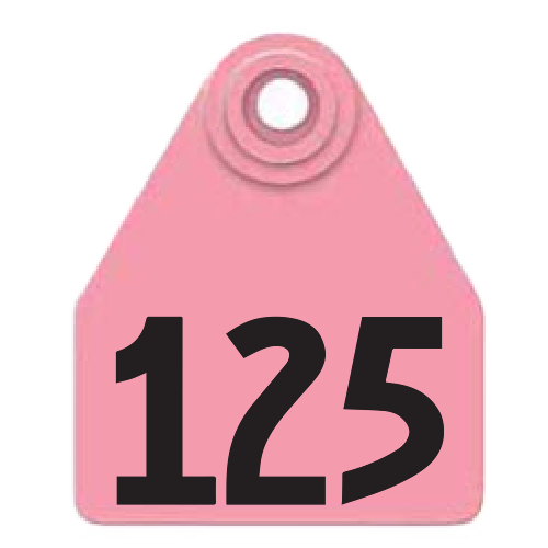 Allflex Global Medium Custom 2 Sides Tag With Button