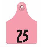 Allflex Global Maxi Numbered 1 Side Tag With Button