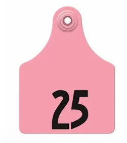 Allflex Global Maxi Numbered 2 Sides Tag - Female Tag Only