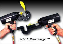 Y-Tex Applicator - Power Applicator Plus - For 2 Piece Tags and Feedlo ...