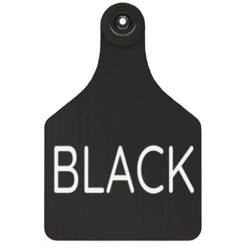 Ritchey Bag of Universal Large Blank Tags With Black Buttons (25/bag)