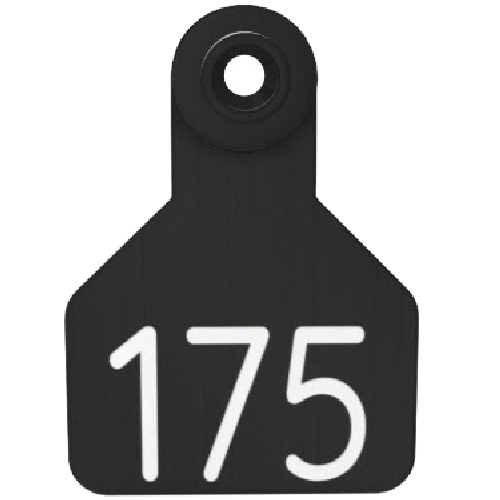 Ritchey Universal Small Numbered 2 Sides Tag With Black Button