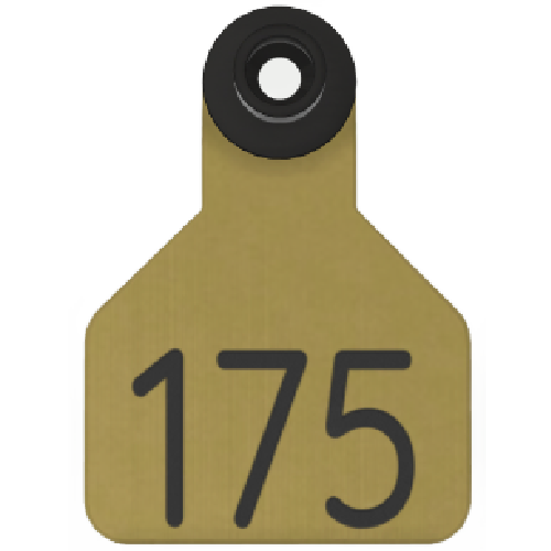 Ritchey Universal Small Numbered 2 Sides Tag With Black Button