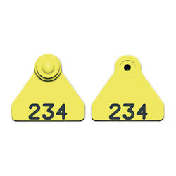 Allflex Global Sheep Mini Numbered 1 Side Female Tag with Numbered Male Tag - Set