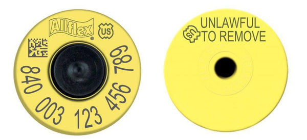 Allflex EID Bag of USDA 840 FDX Buttons (20/bag)