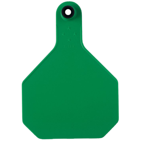 Y-Tex - Dairy Double - 2 AA Large 4* Blank Tags With Buttons - Tamperproof - Matched Set - FDX