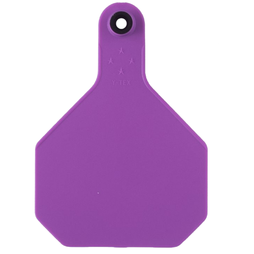 Y-Tex - Dairy Double - 2 AA Large 4* Blank Tags With Buttons - Tamperproof - Matched Set - FDX