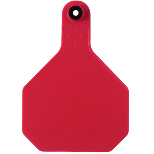 Y-Tex - Dairy Double - 2 AA Large 4* Blank Tags With Buttons - Tamperproof - Matched Set - FDX