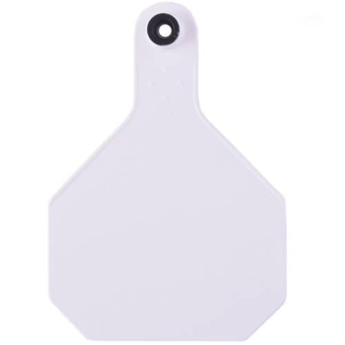 Y-Tex - Dairy Double - 2 AA Large 4* Blank Tags With Buttons - Tamperproof - Matched Set - FDX