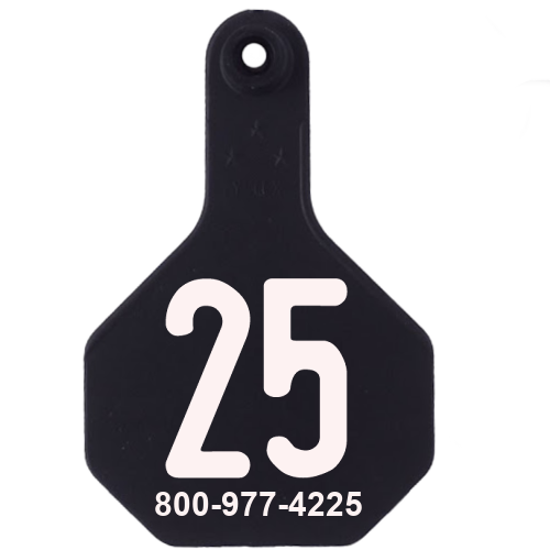 Y-Tex AA Medium 3* Custom 2 Sides Tag - Male Tag Only