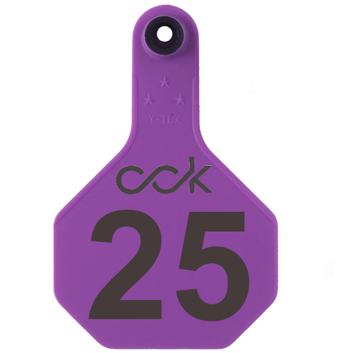 Y-Tex AA Medium 3* Custom 2 Sides Tag - Male Tag Only