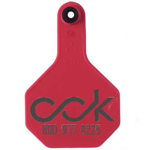 Y-Tex AA Medium 3* Custom 2 Sides Tag - Male Tag Only