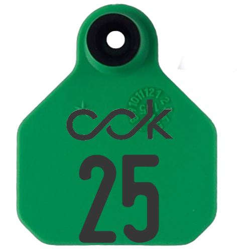 Y-Tex AA Mini 1* Custom 1 Side Tag - Female Tag Only