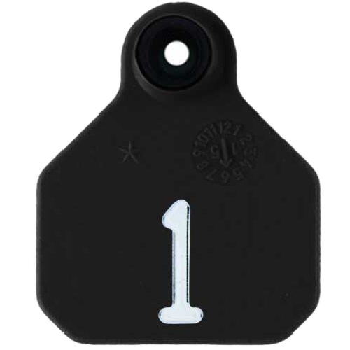 Y-Tex AA Mini 1* Numbered 1 Side Tag - Female Tag Only
