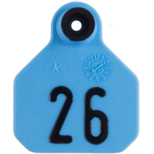 Y-Tex AA Mini 1* Numbered 1 Side Tag - Female Tag Only