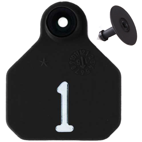 Y-Tex AA Bag of Mini 1* Pre-Numbered Tags With Buttons (25/bag)