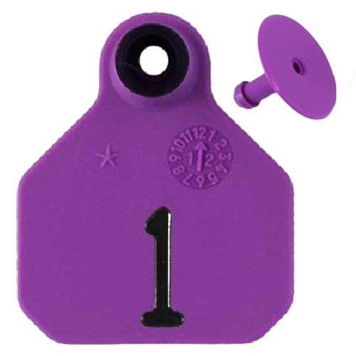 Y-Tex AA Bag of Mini 1* Pre-Numbered Tags With Buttons (25/bag)