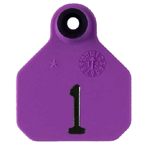 Y-Tex AA Mini 1* Numbered 1 Side Tag - Female Tag Only