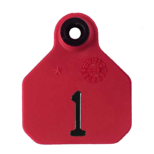 Y-Tex AA Mini 1* Numbered 1 Side Tag - Female Tag Only