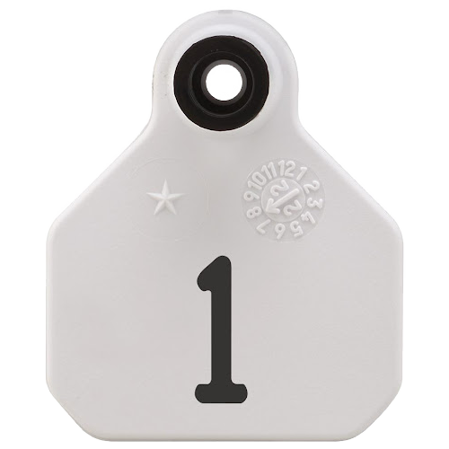 Y-Tex AA Mini 1* Numbered 1 Side Tag - Female Tag Only