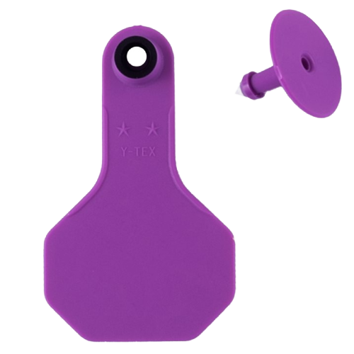 Y-Tex AA Small 2* Custom 2 Sides Tag With Button