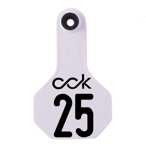 Y-Tex AA Small 2* Custom 2 Sides Tag - Female Tag Only