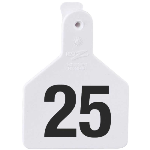 Numbered Both Sides Tag: ZTag Z1 No Snag Tag Calf 1 Piece ear tag for ...