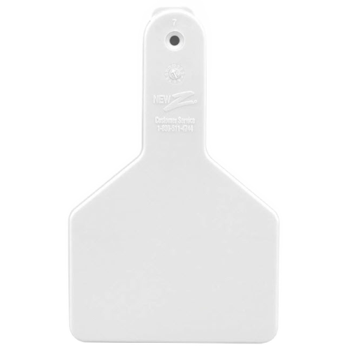 Z-Tag Bag of Z1 1-Piece Long Neck Calf Blank Tags (25/bag)
